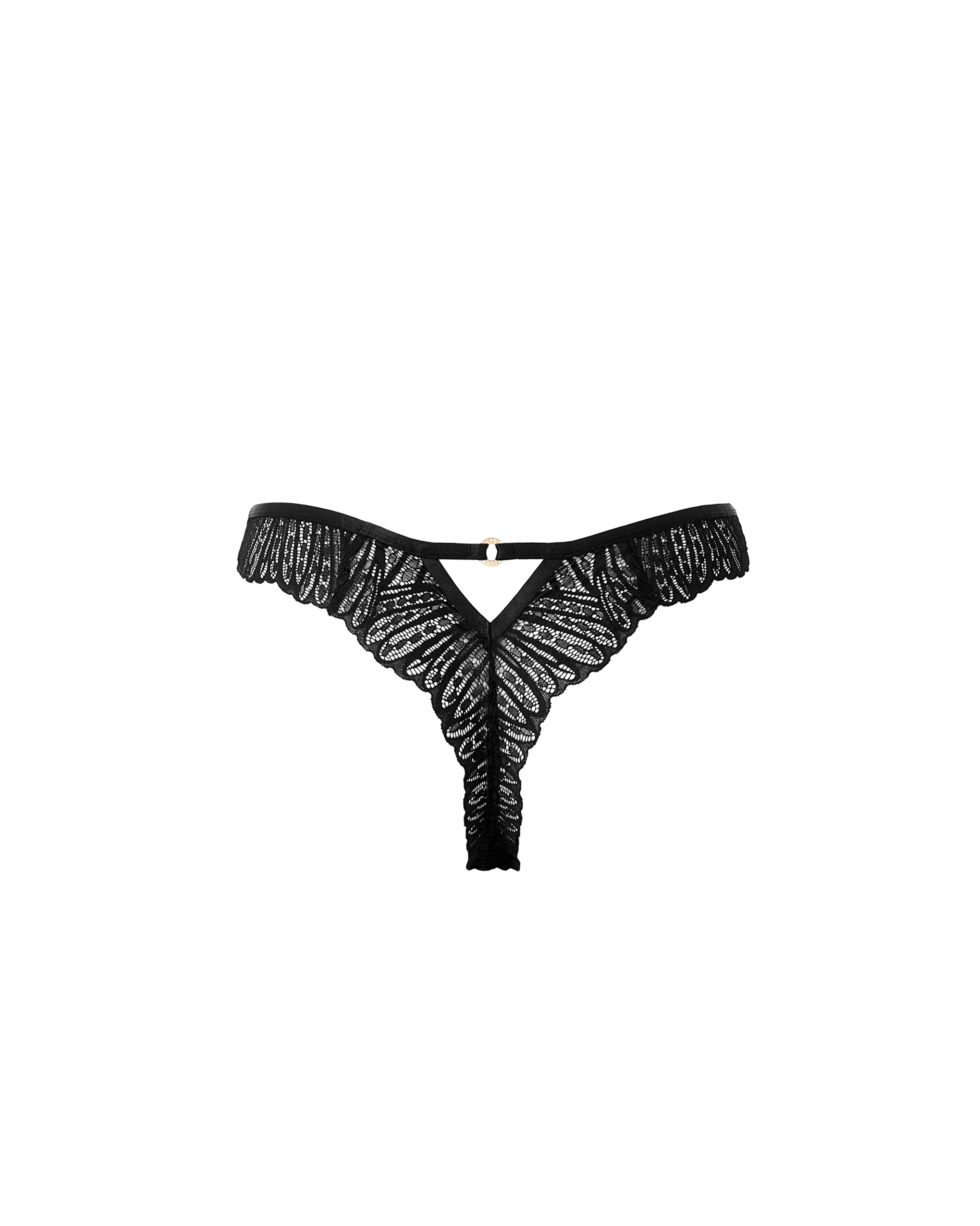 Peyton Lace Thong Black - Image 6
