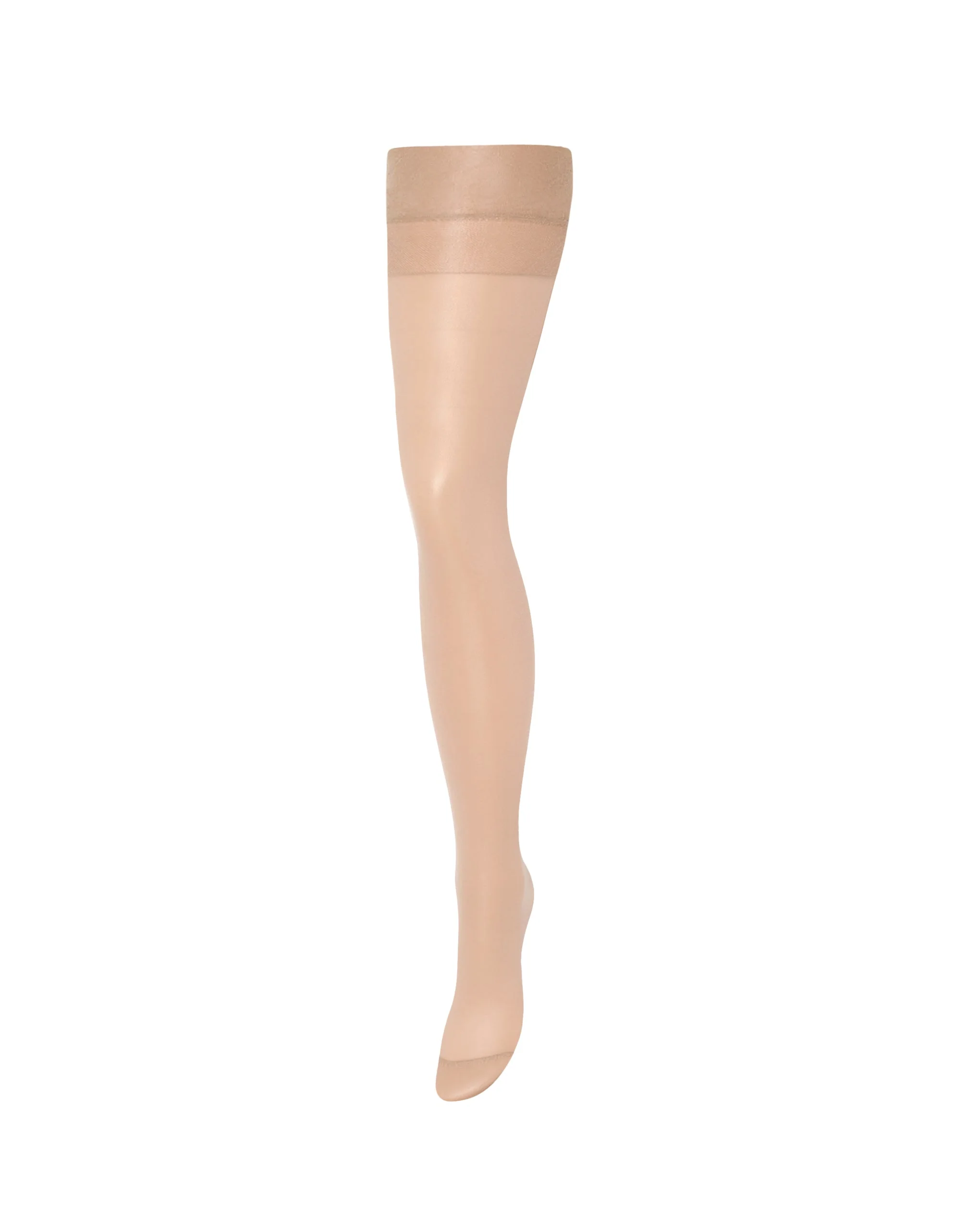 Plain Leg/Plain Top Stockings Champagne - Image 5