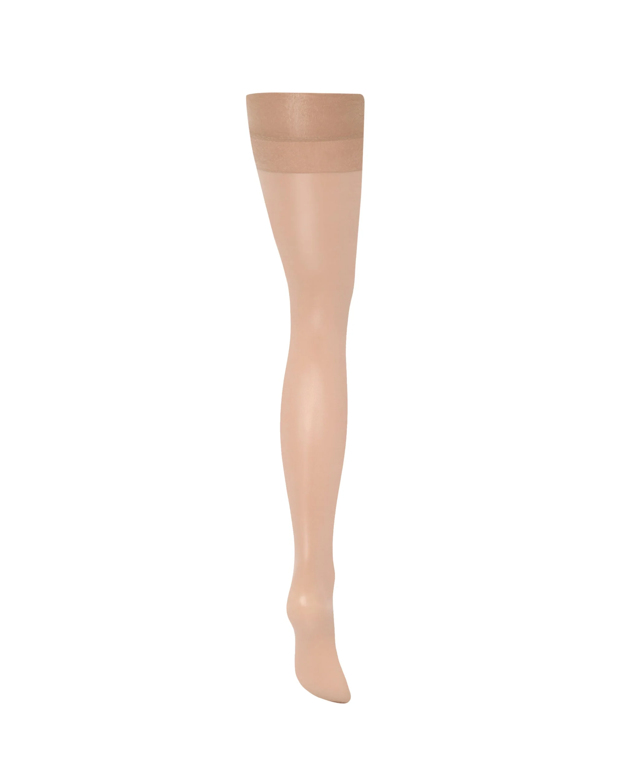 Plain Leg/Plain Top Stockings Champagne - Image 6