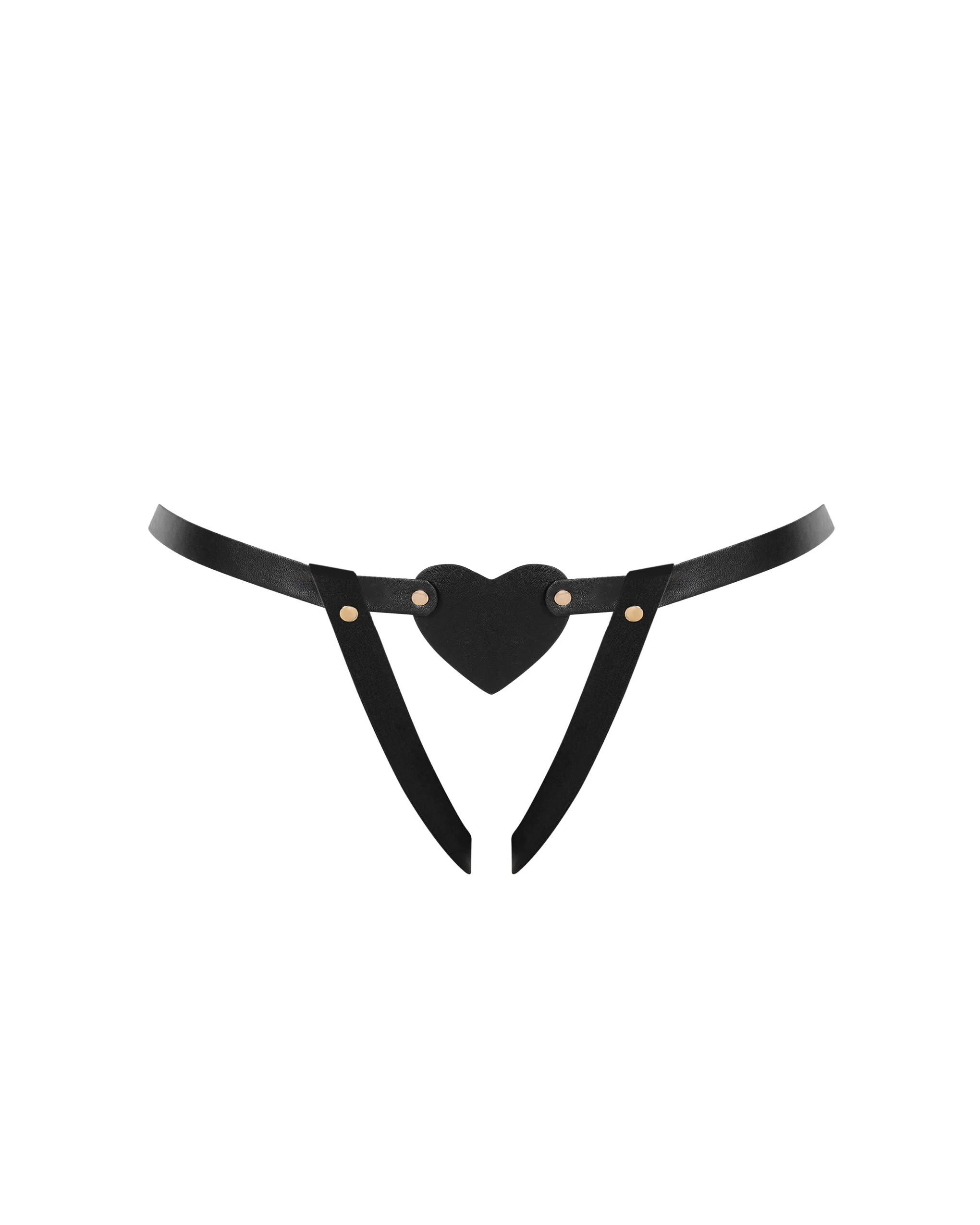 Salome Open Heart Brief Black - Image 5