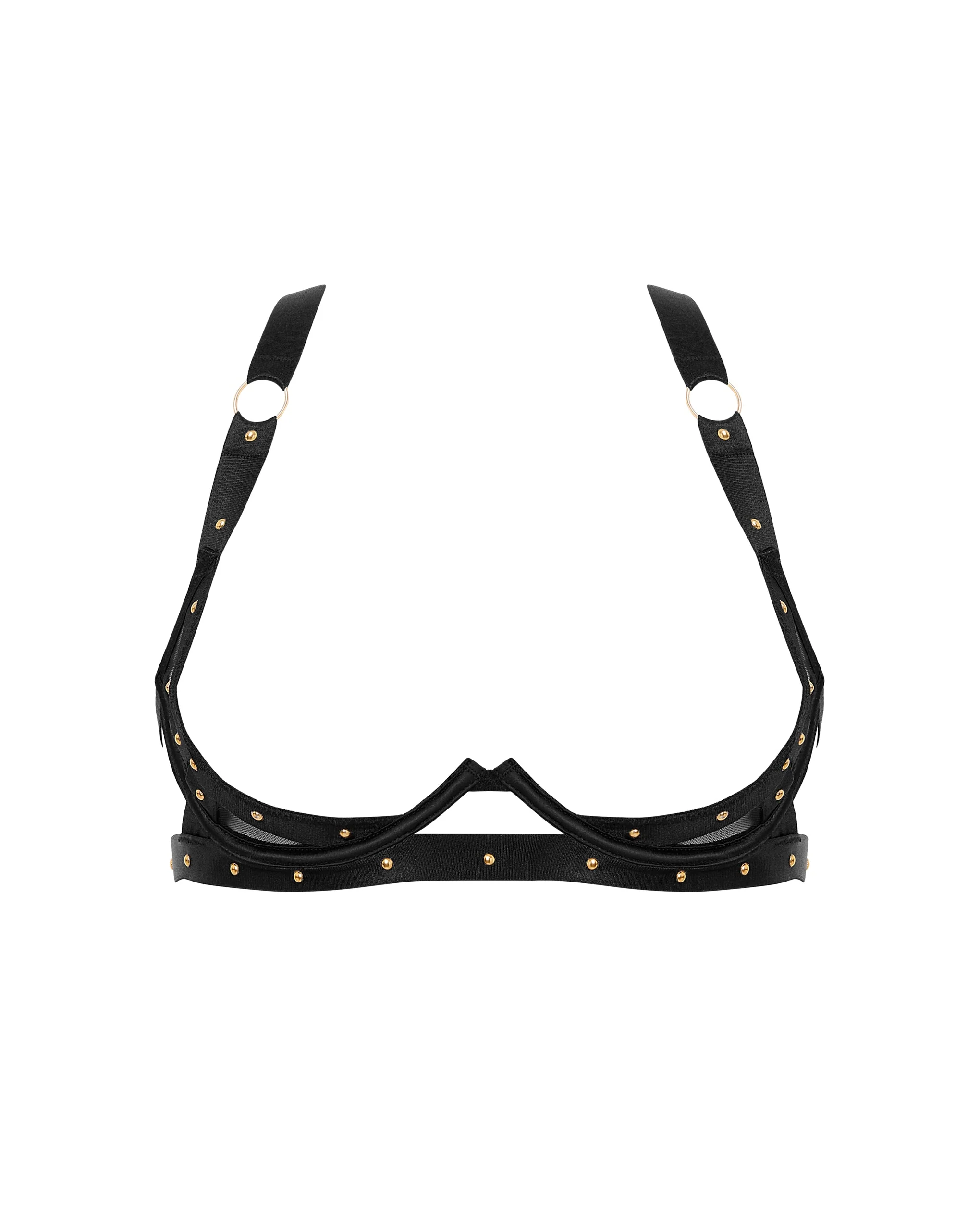 Sana Open Strappy Bra Black - Image 5