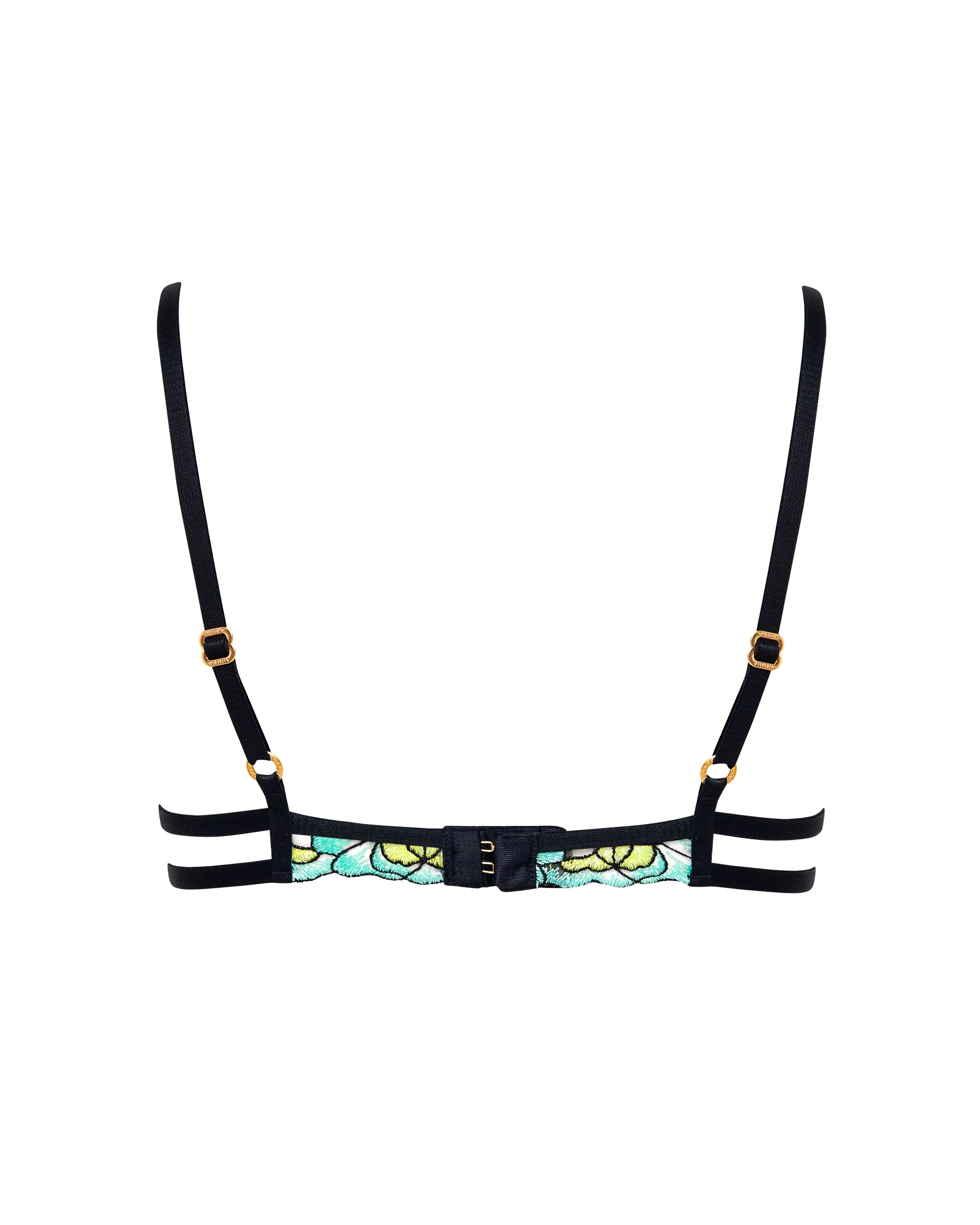 Serena Wired Bra Mint/Lemon/Black - Image 6