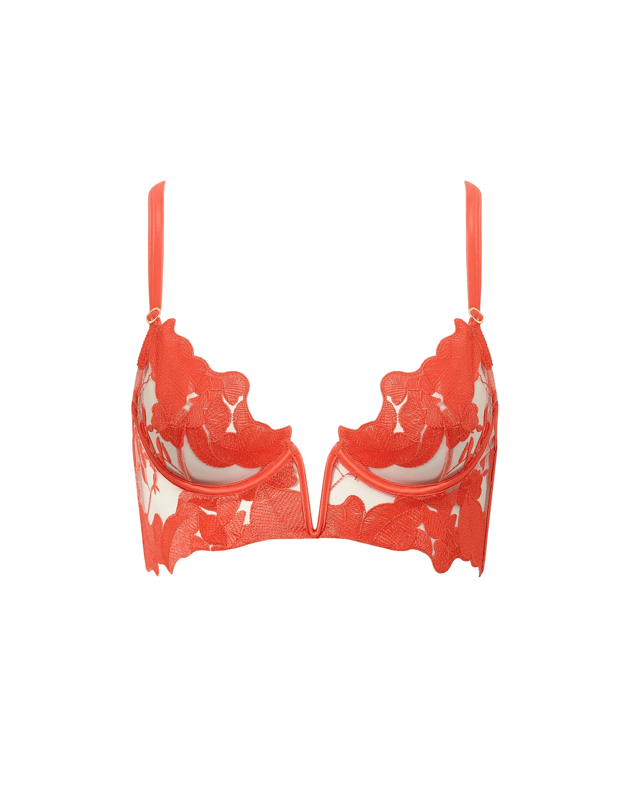Serenity Longline Bra Coral - Image 5
