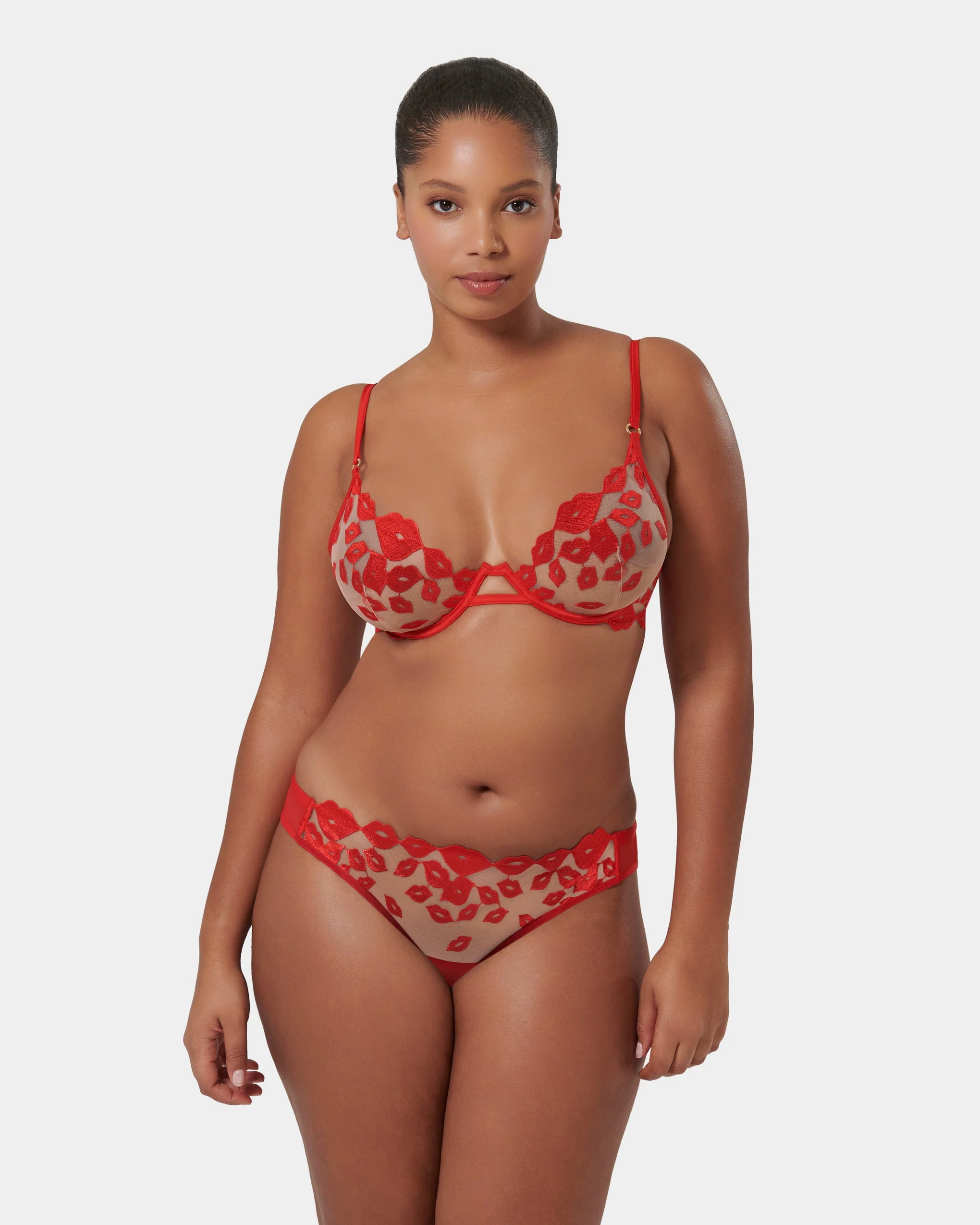 Set: Marian Red/Sheer - Image 5