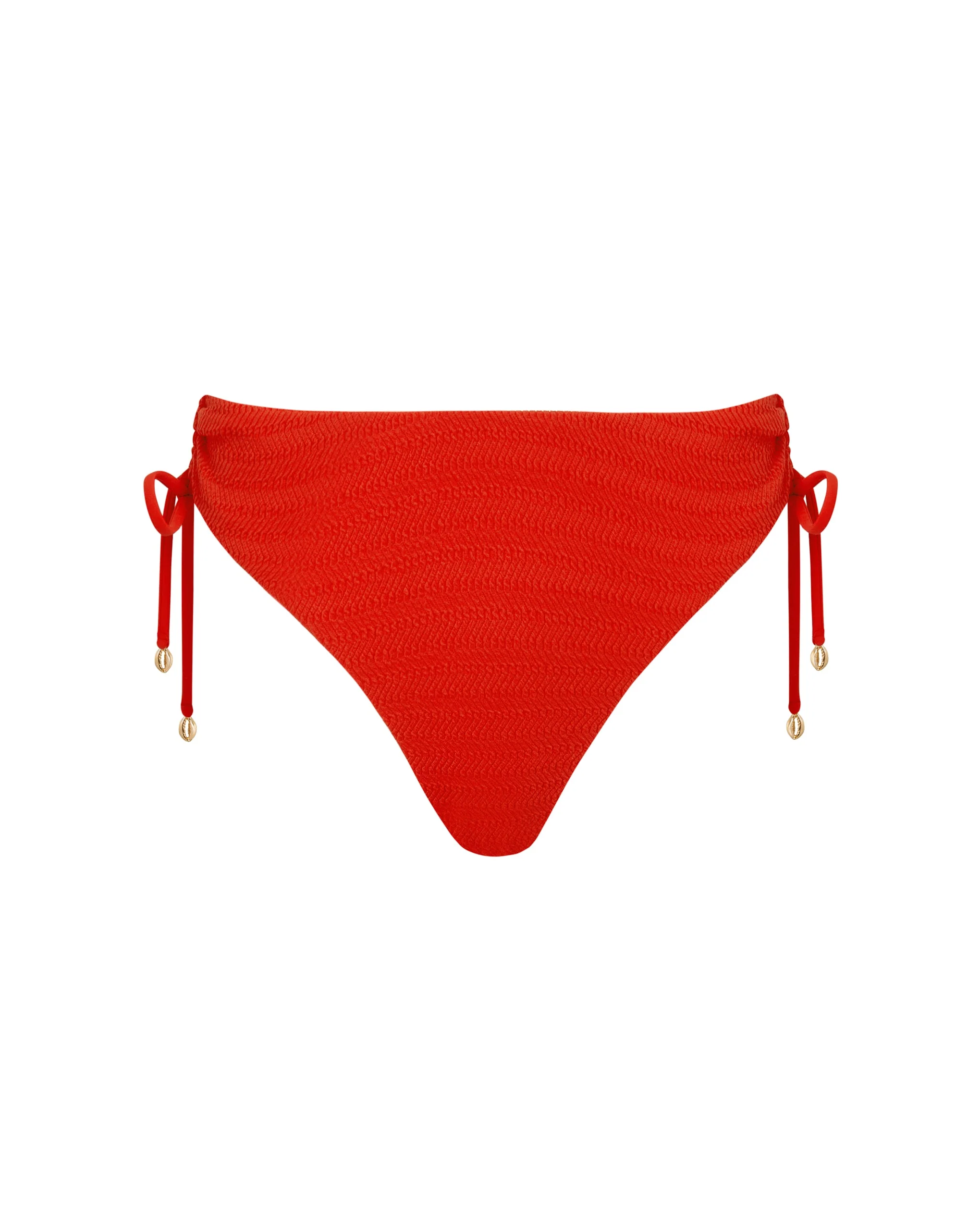 Shala High-Waist Bikini Brief Red - Image 5