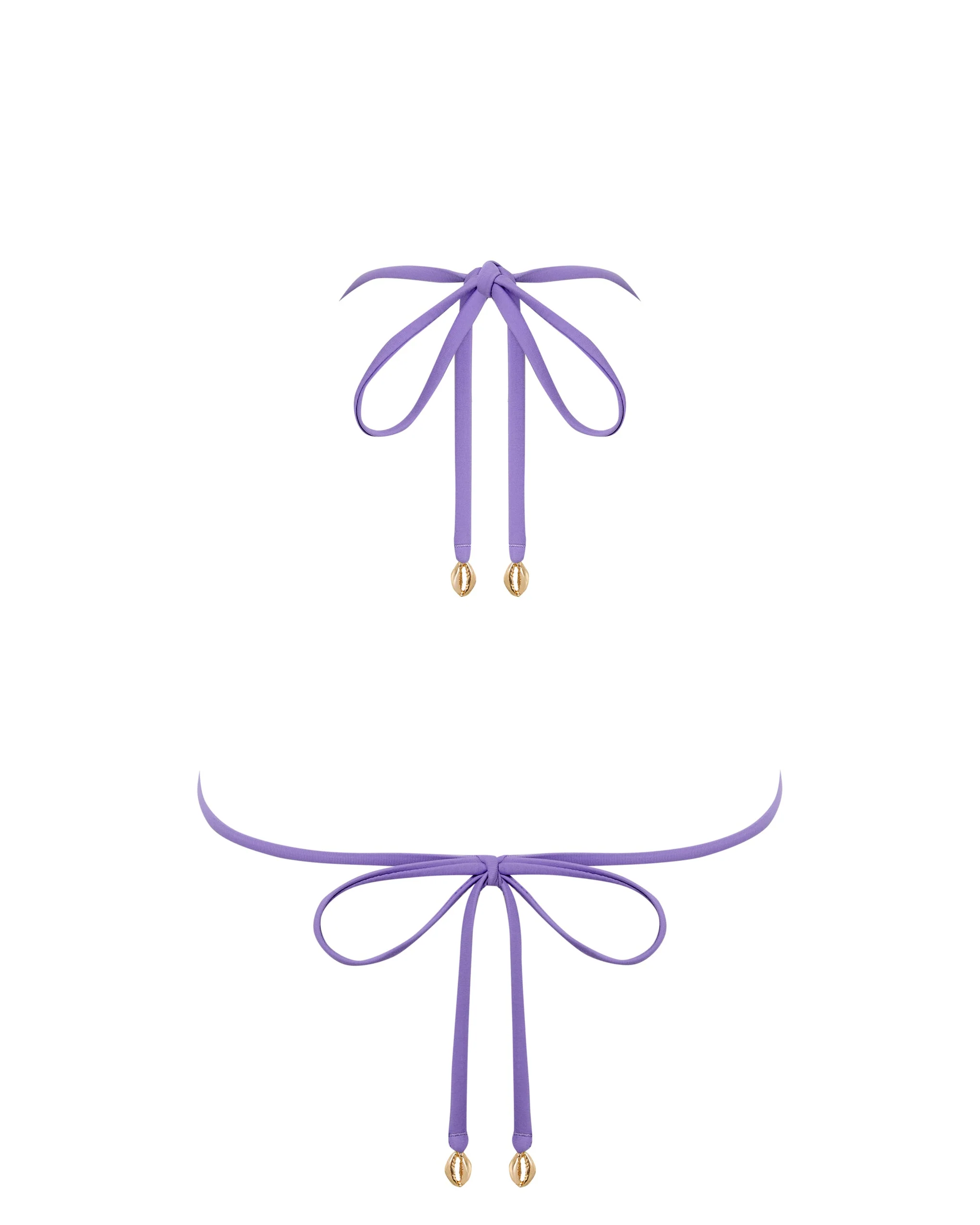 Shala Triangle Bikini Top Lilac - Image 6