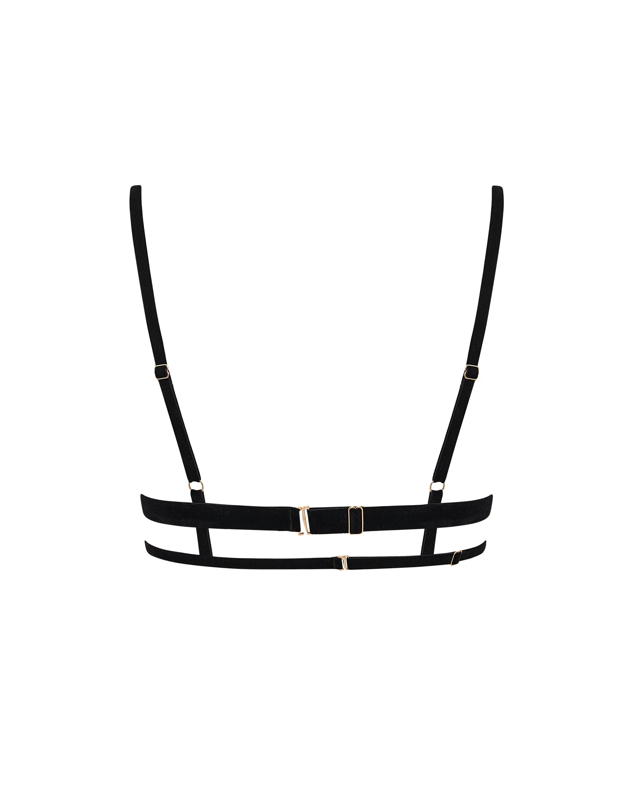 Simone Open Harness Bra Black - Image 6