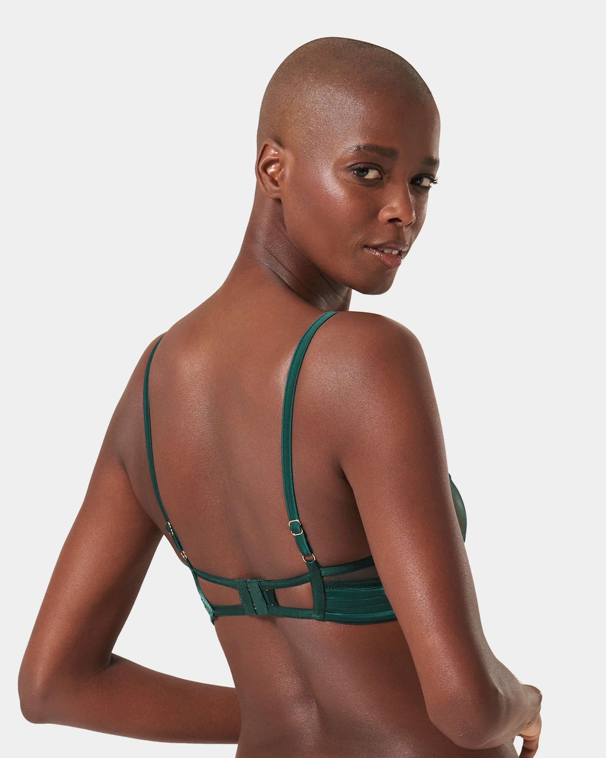 Stephanie Wired Bra Botanical Garden Green - Image 3
