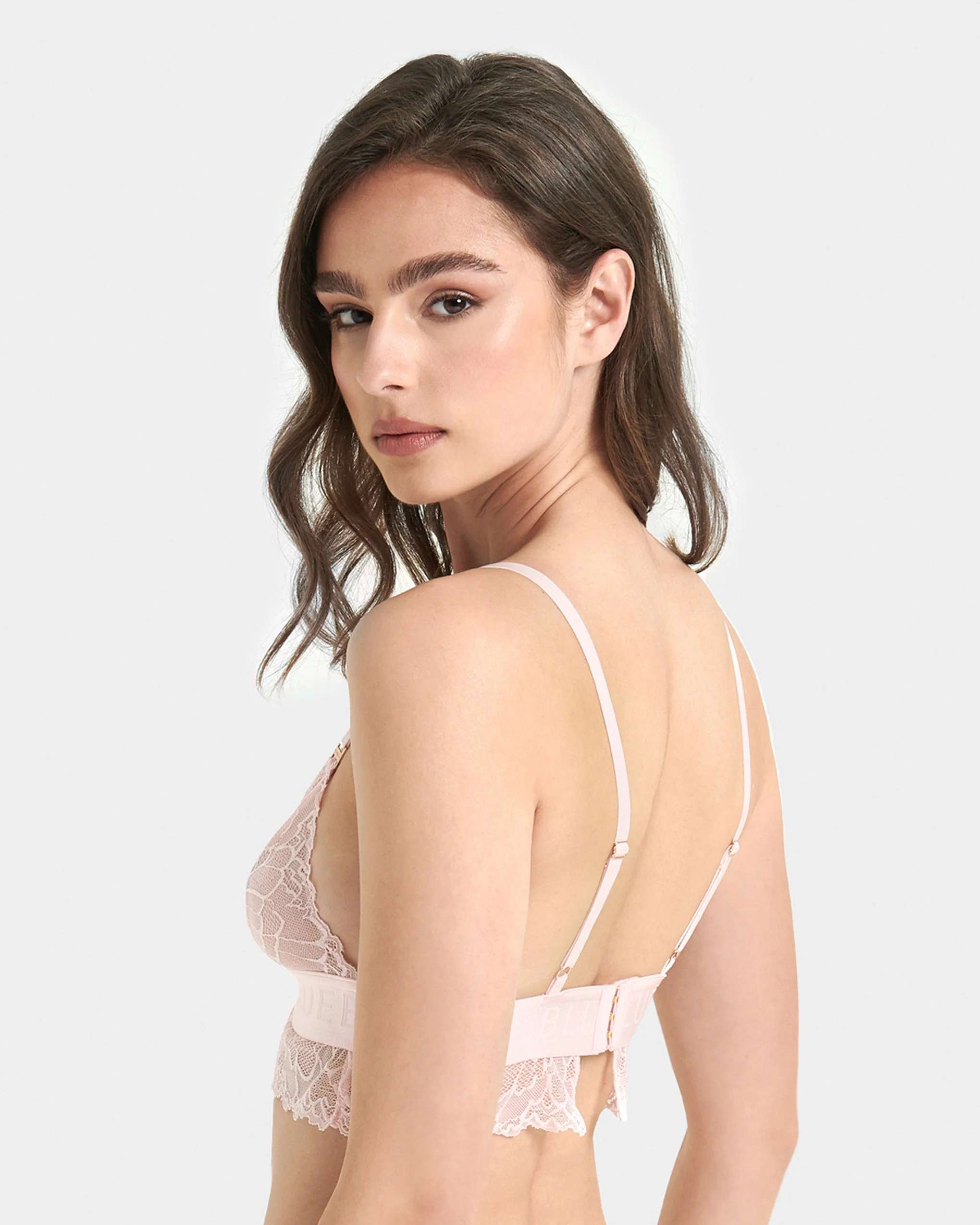 Tori Soft Bralette Pale Pink - Image 3