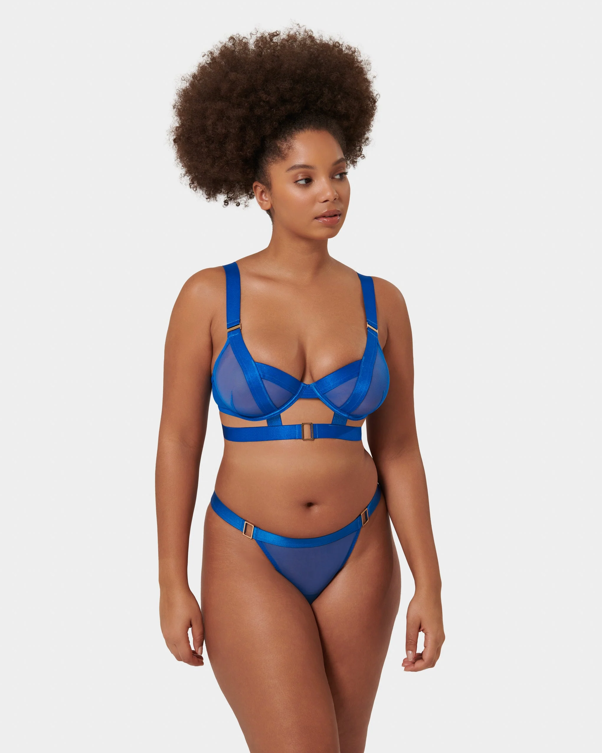 Trinity Wired Bra Egyptian Blue - Image 11