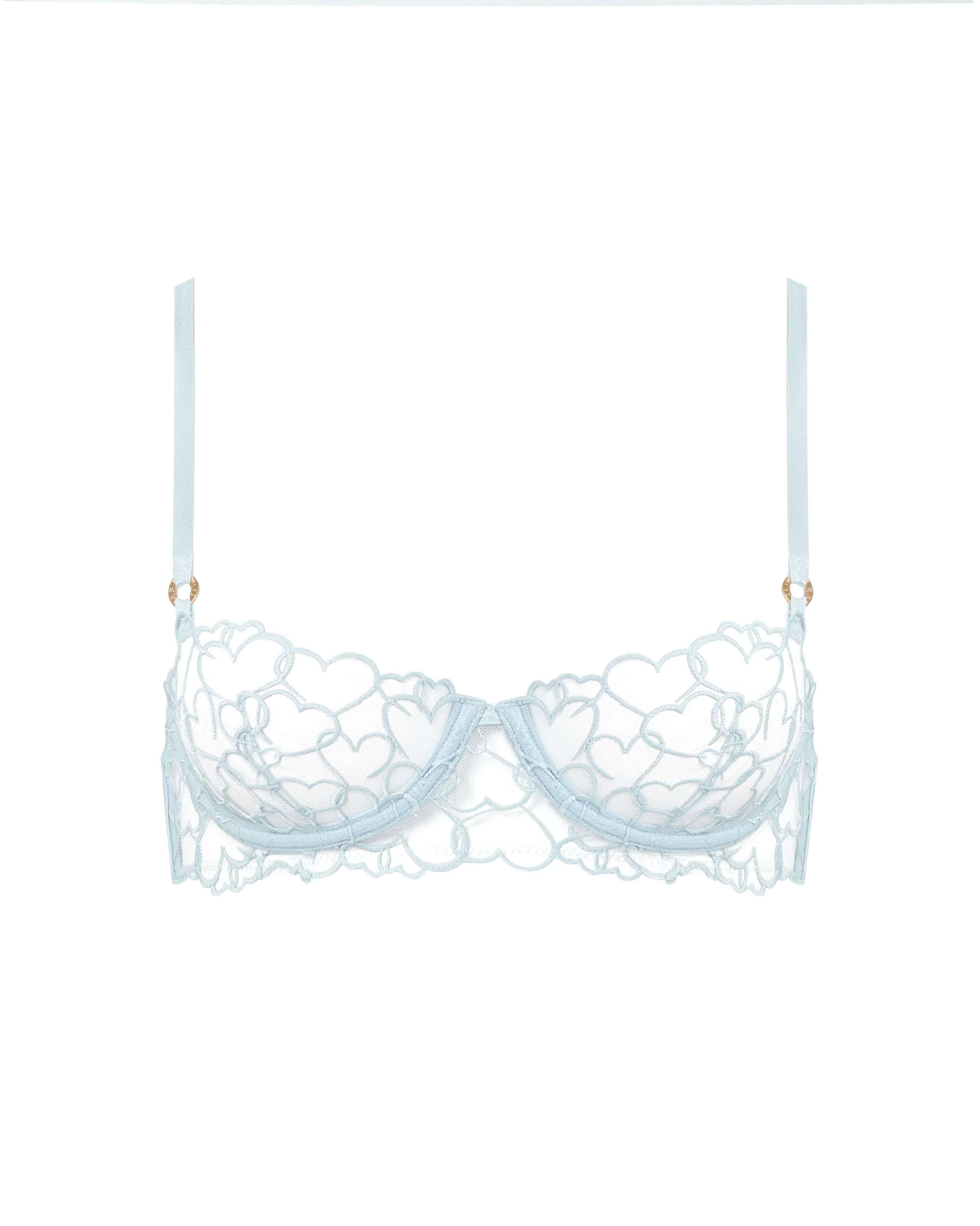 Valentina Heart Balcony Bra Ice Water Blue - Image 5