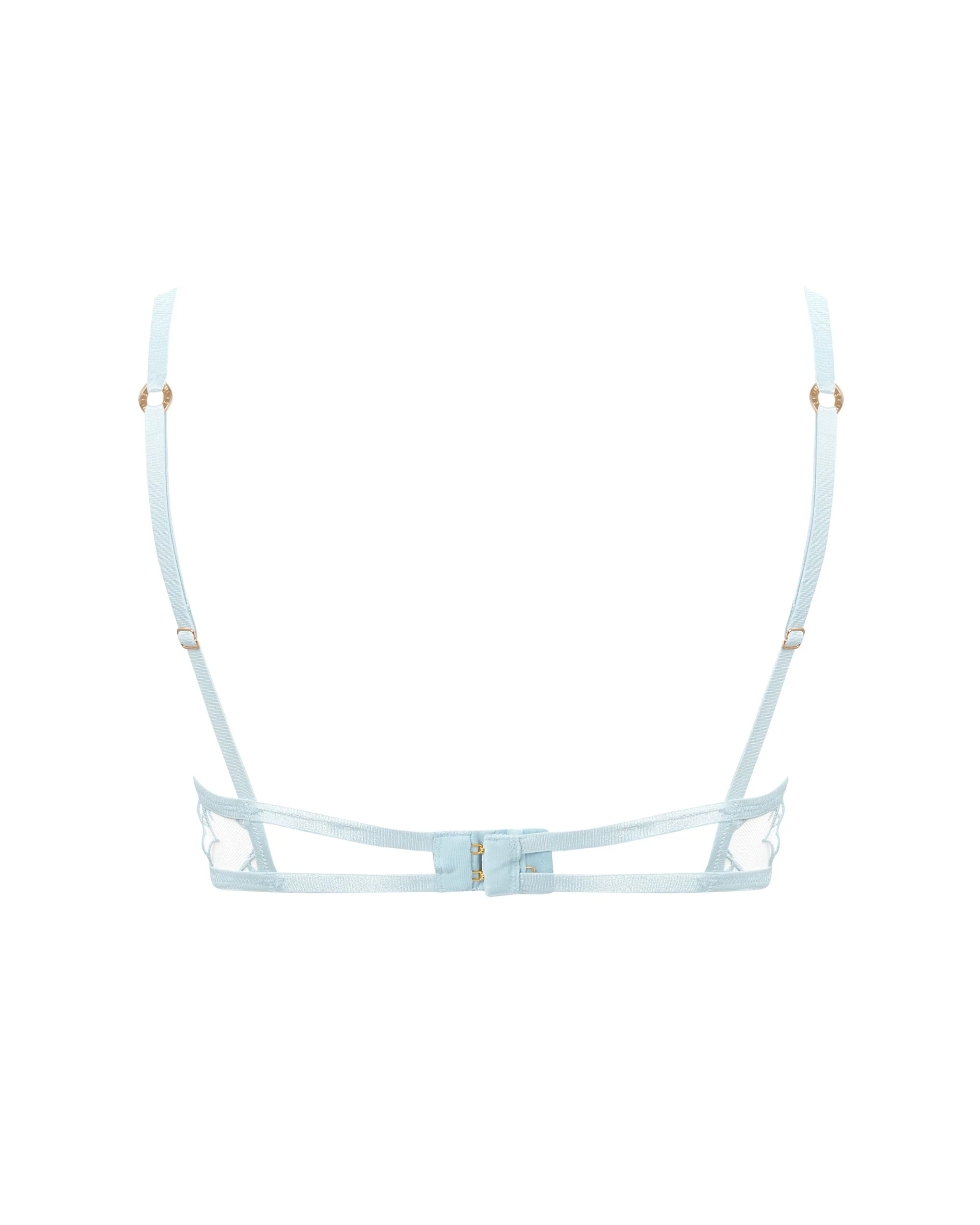 Valentina Heart Balcony Bra Ice Water Blue - Image 6