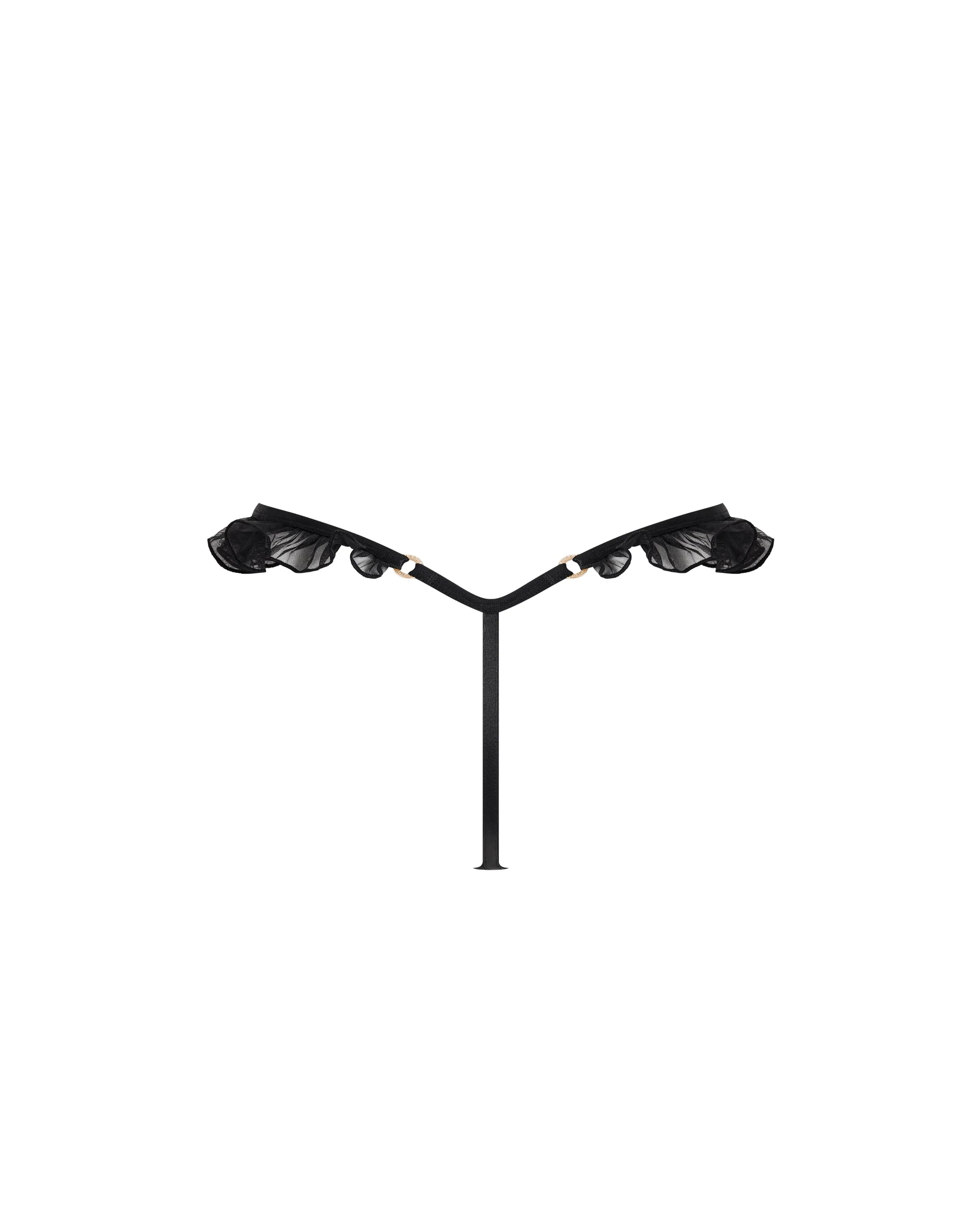 Venus Satin Thong Black - Image 6