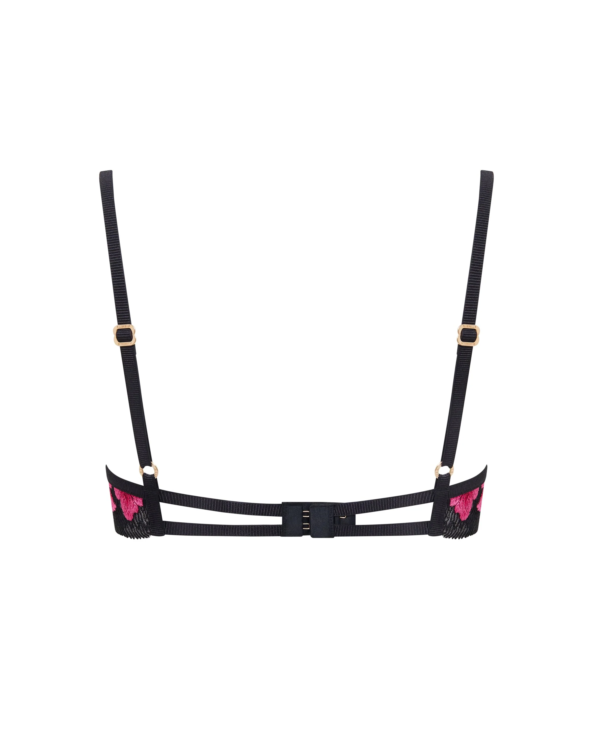 Vivienne Floral Embroidered Bra Pink - Image 6
